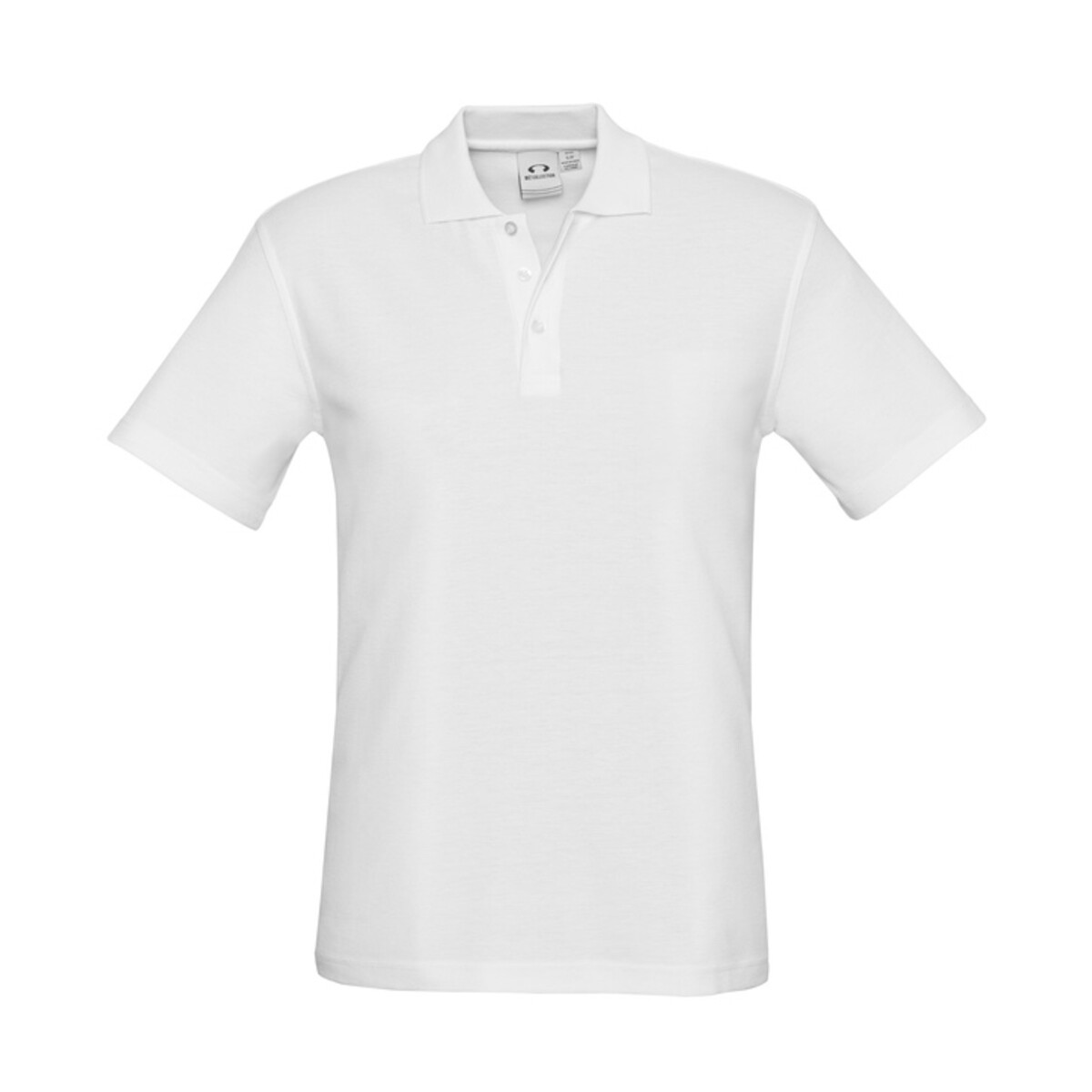 Mens Biz Collection Pique Knit Polo Front