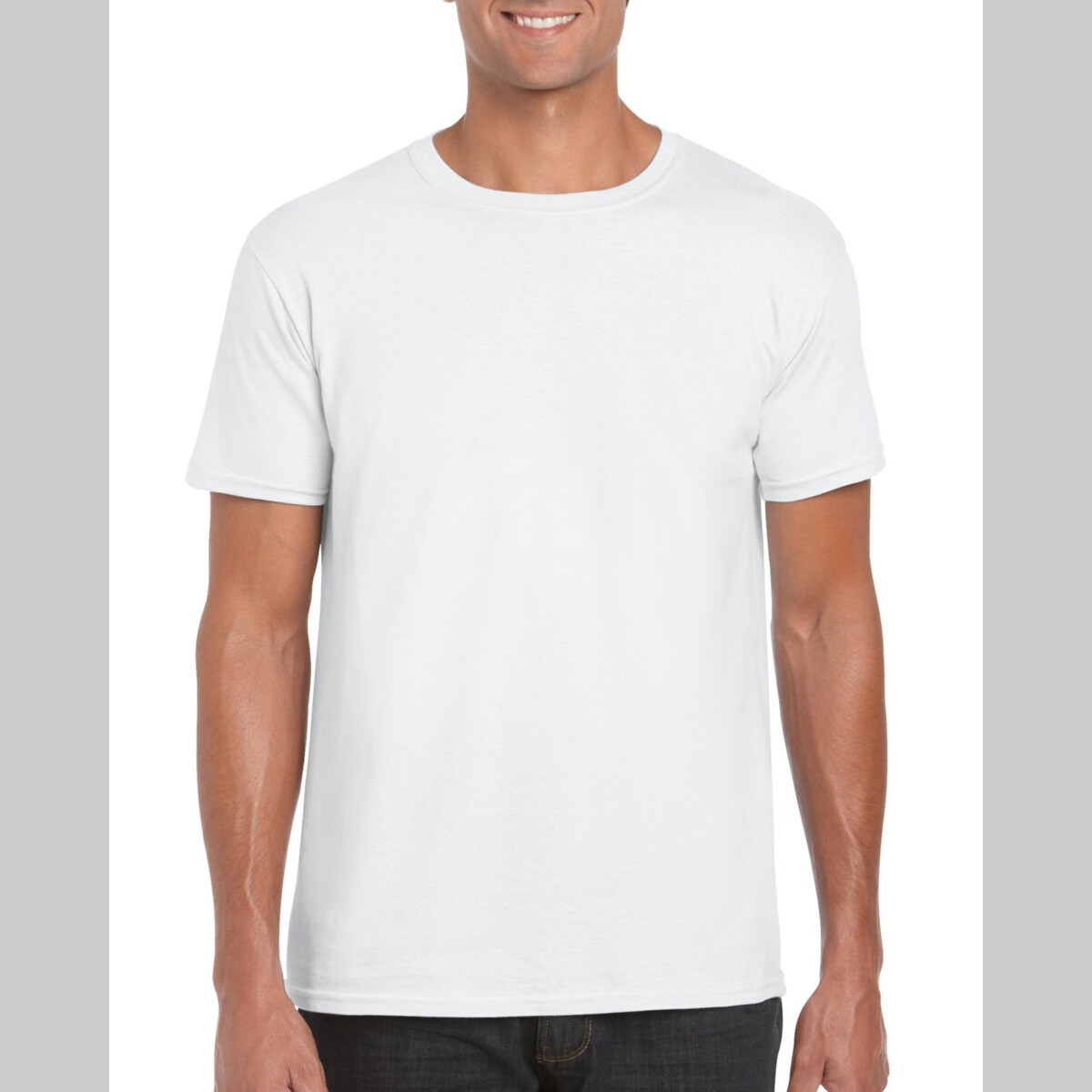 Mens Slimfit Crew Neck Tee Front