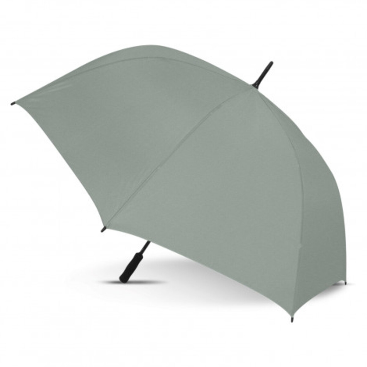 Full Size Sports Umbrella Solid Colour Front 1 Colour Print Centred On White Panel