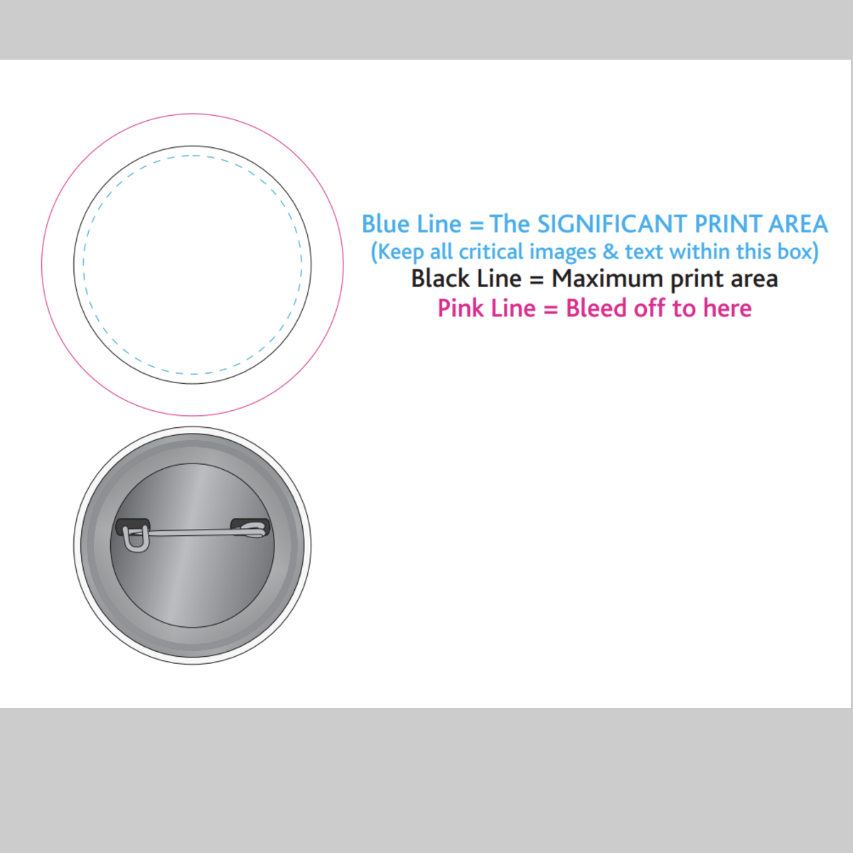 Button Badges - 58mm Badge