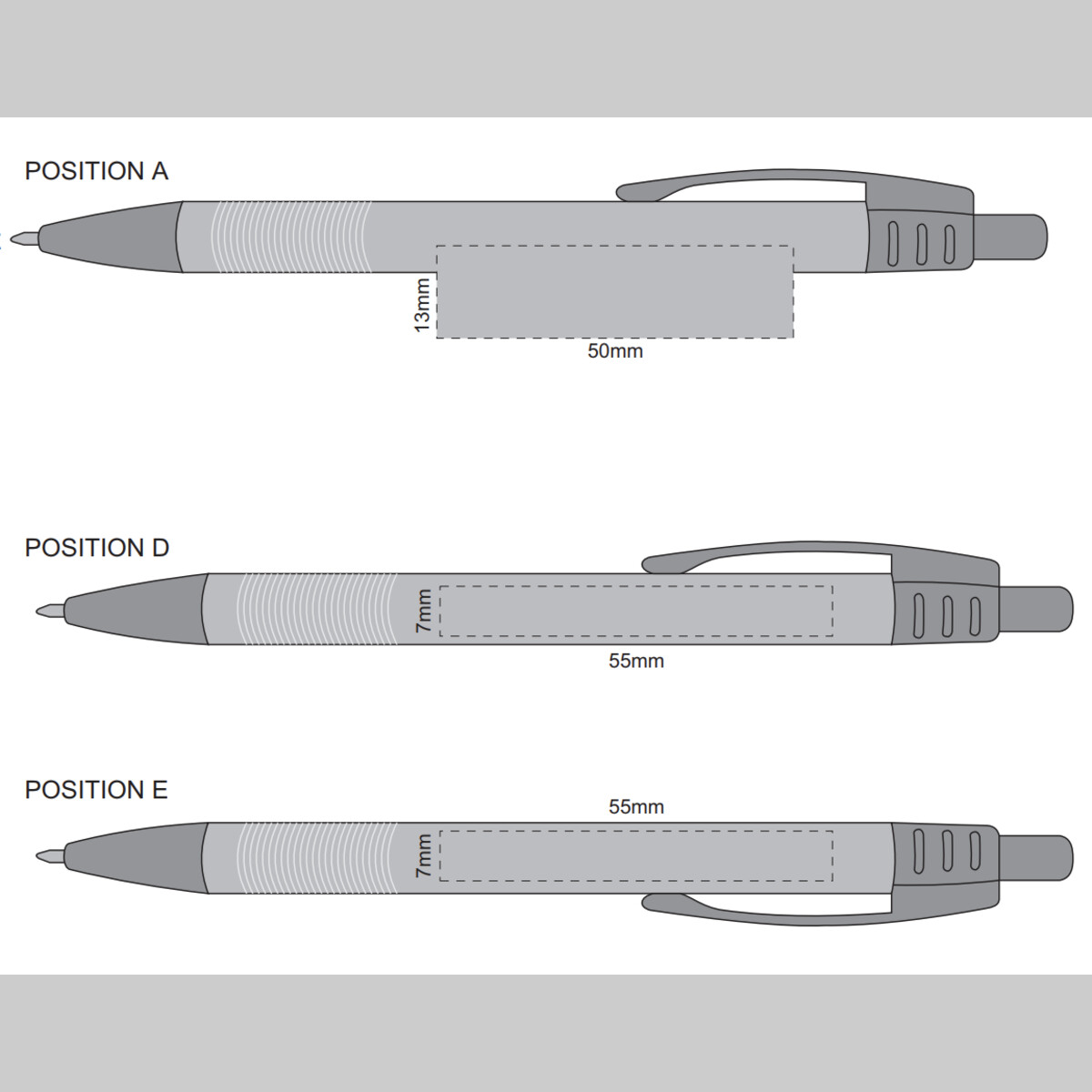 Steel Pen With Printing Printed Pen