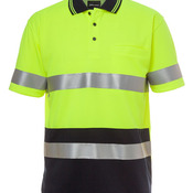 JB's Hi Vis Short Sleeve (D+N) Traffic Traditional Polo
